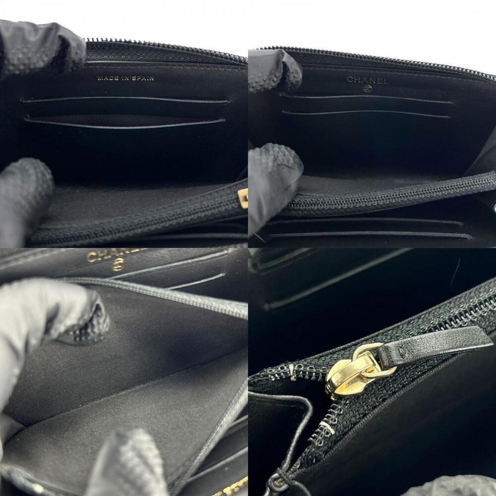 CHANEL Black Caviar Leather Wallet - Picture 9 of 11